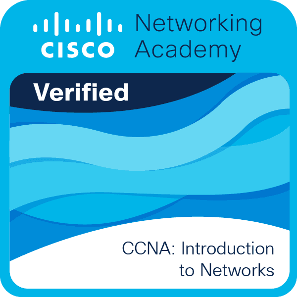 CCNA: Introduction to Networks certificate from Cisco Networking Academy